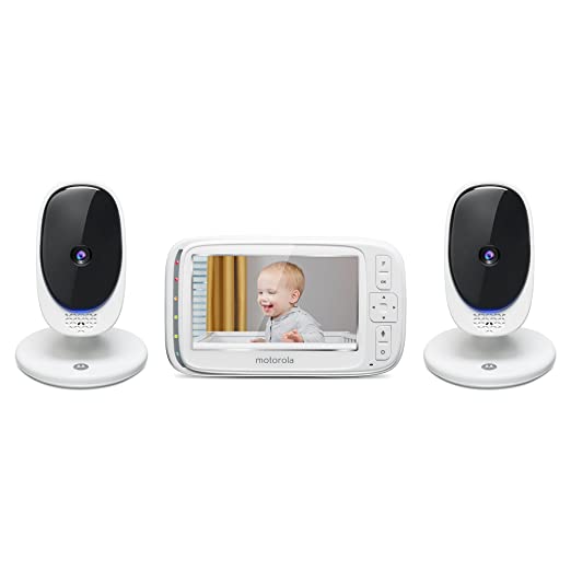 Motorola Comfort 50-2 Video Baby Monitor 5" LCD Color Display and 2 Cameras with Digital Zoom