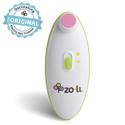 ZoLi BUZZ B | Electric Baby Nail Trimmer, Baby Nail File