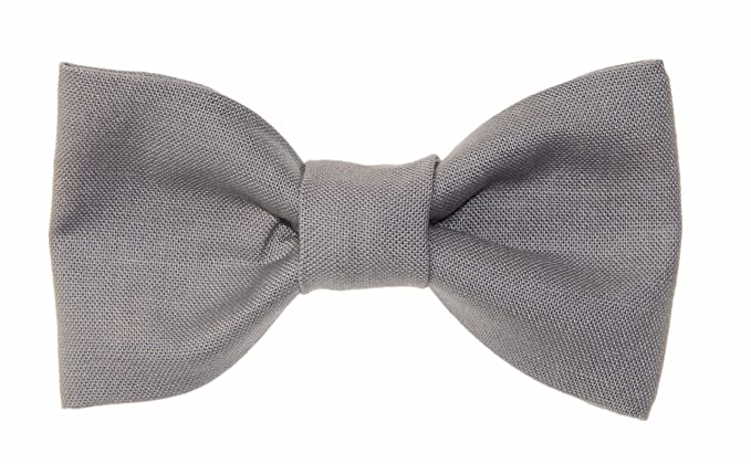 Toddler Boy 3T 4T Gray Clip On Cotton Bow Tie Bowtie amy2004marie