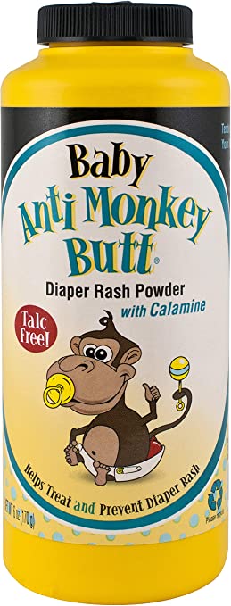 Baby Anti-Monkey Butt | Diaper Rash Powder with Calamine