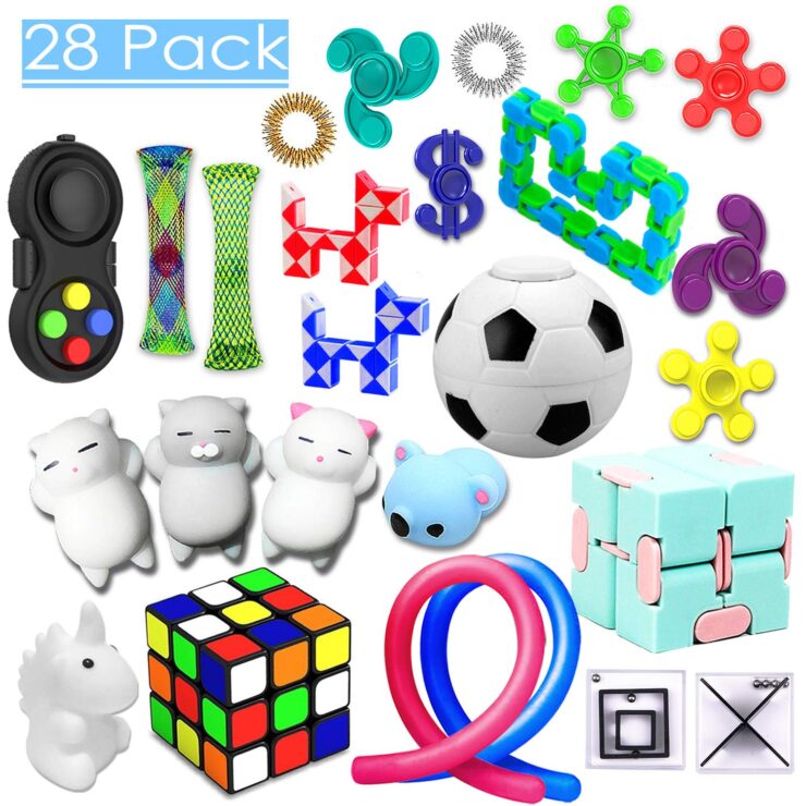 28 Pack Sensory Toys Set, Relieves Stress and Anxiety Fidget Toy