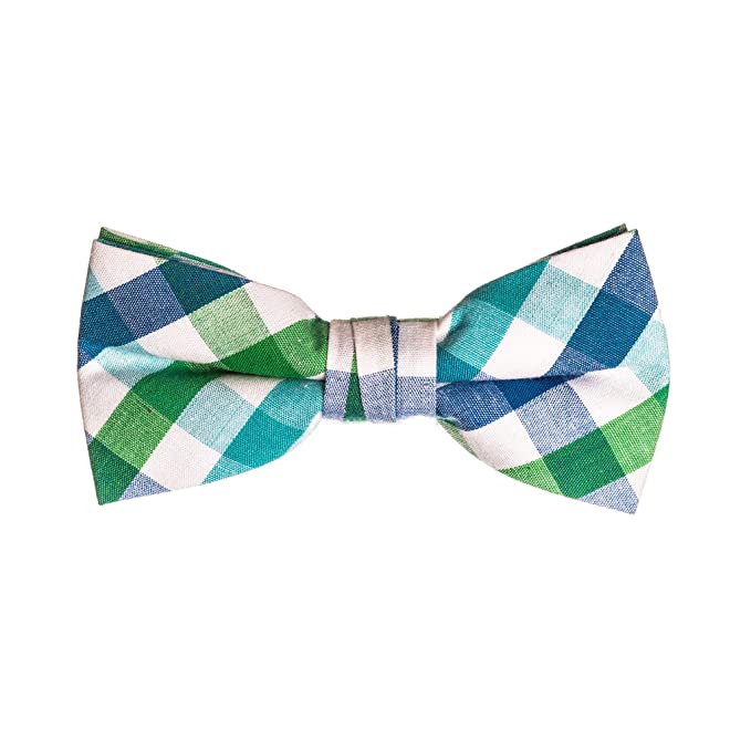 Green and Navy Bow Tie Toddler Kids