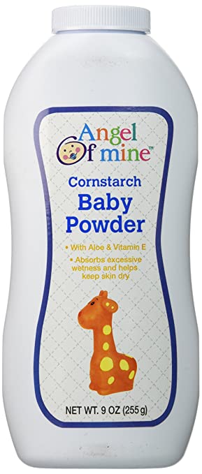 Angel of Mine Cornstarch Baby Powder - 9 Oz.