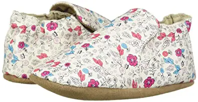 Robeez Girls' Soft Soles with Bow Back Slip-On - First Shoes For Baby Walking