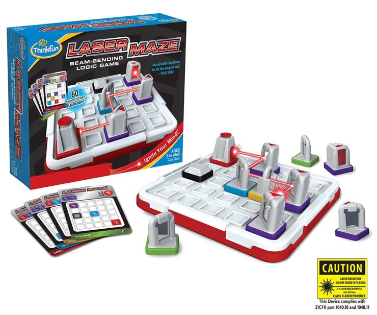 ThinkFun Laser Maze (Class 1) Logic Game and STEM Toy for Boys and Girls