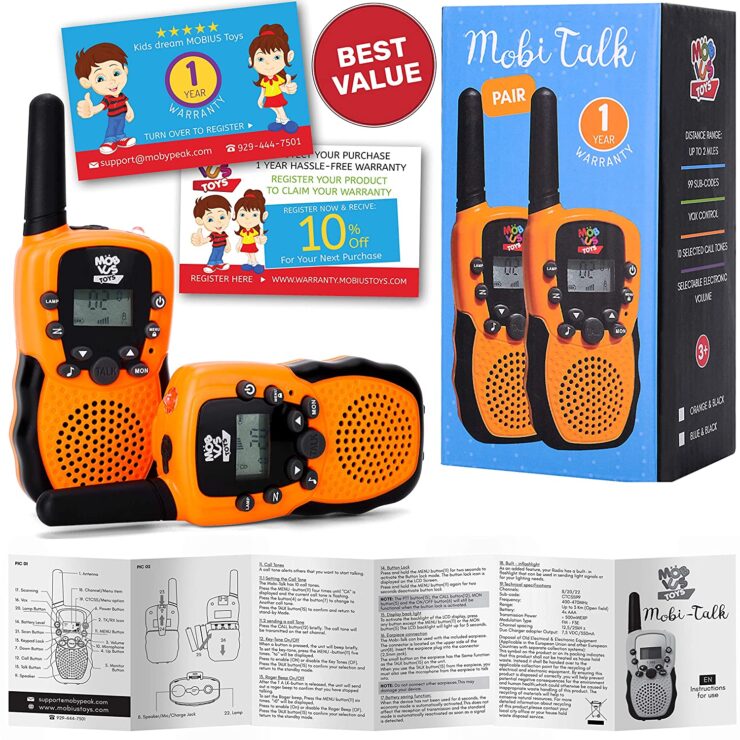Walkie Talkies for Kids - (Vox Box) Voice Activated Walkie Talkies Toy for Kids