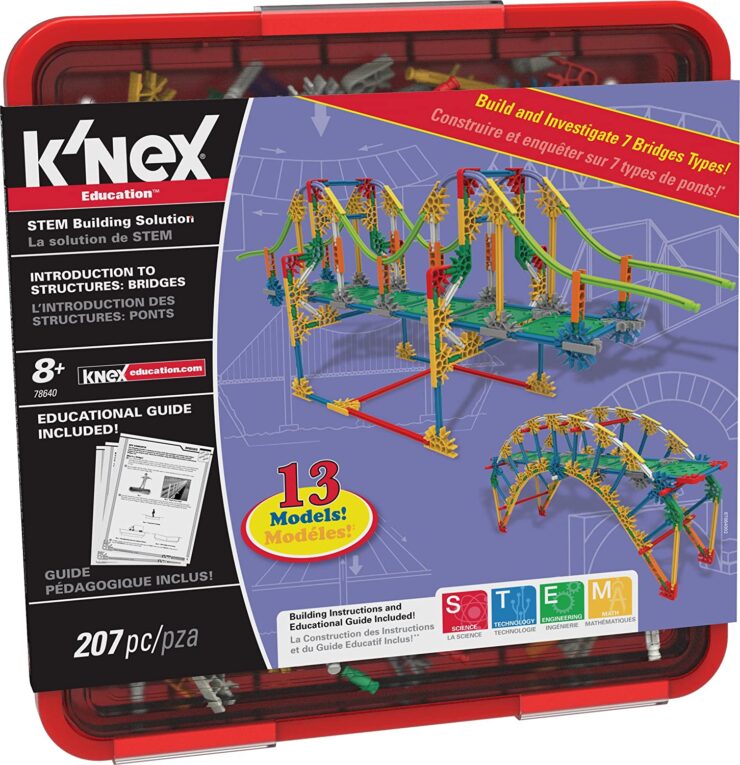 K’NEX Education – Intro to Structures: Bridges Set – 207 Pieces