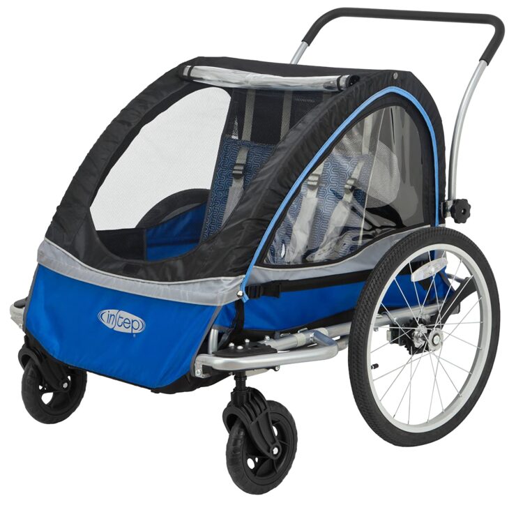 InStep Rocket Single Seat and Double Seat Foldable Tow Behind Bike Trailers