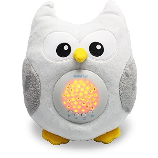 Bubzi Co Baby & Toddler White Noise Sound Machine Sleep Aid Night Light.