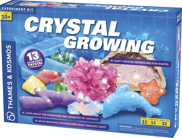 Thames & Kosmos Crystal Growing Science Kit Grow Over A Dozen Crystals with 15 Experiments