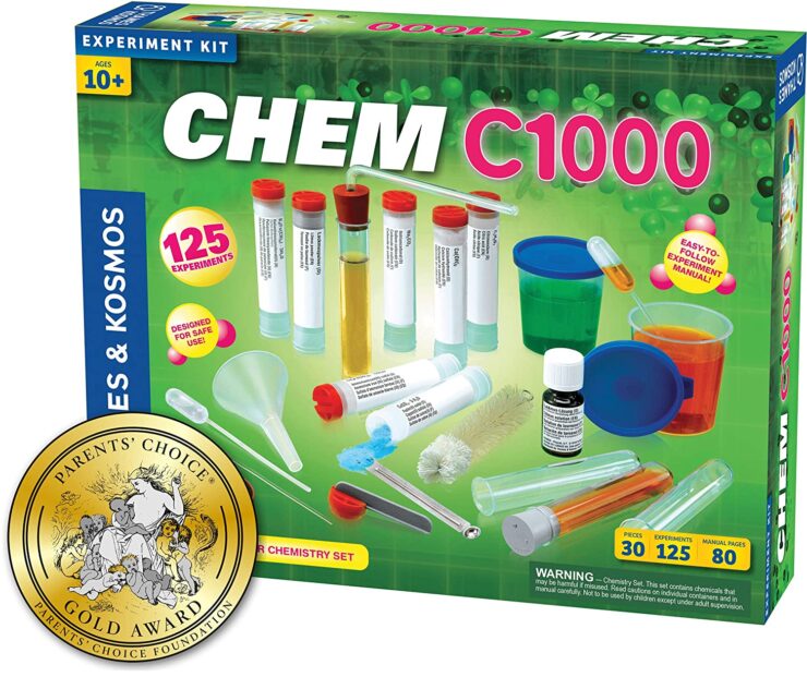 Thames & Kosmos Chem C1000 (V 2.0) Chemistry Set with 125 Experiments & 80 Page Lab Manual