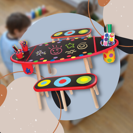 LEX Toys Artist Studio Super Art Table with Paper Roll