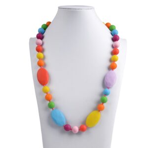 Baby Teething Necklace for Mom to Wear