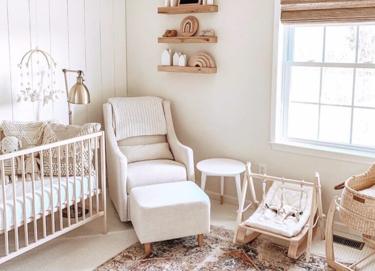 Narrow Nursery Gliders for Small Spaces