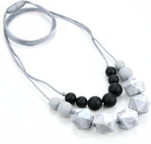 lofca Baby Teething Necklace for Mom to Wear-Great Teether Toy