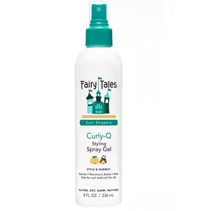 Fairy Tales Curly-Q Daily Kid Styling Spray Gel - Sulfate & Paraben Free - 8oz