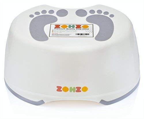 Zohzo Step Stool For Kids - Children's Step Stool For Baby and Toddlers - Lightweight & Easy To Clean Plastic Children Step Stool | Ideal For Potty Training, Hand Washing, Teeth Brushing