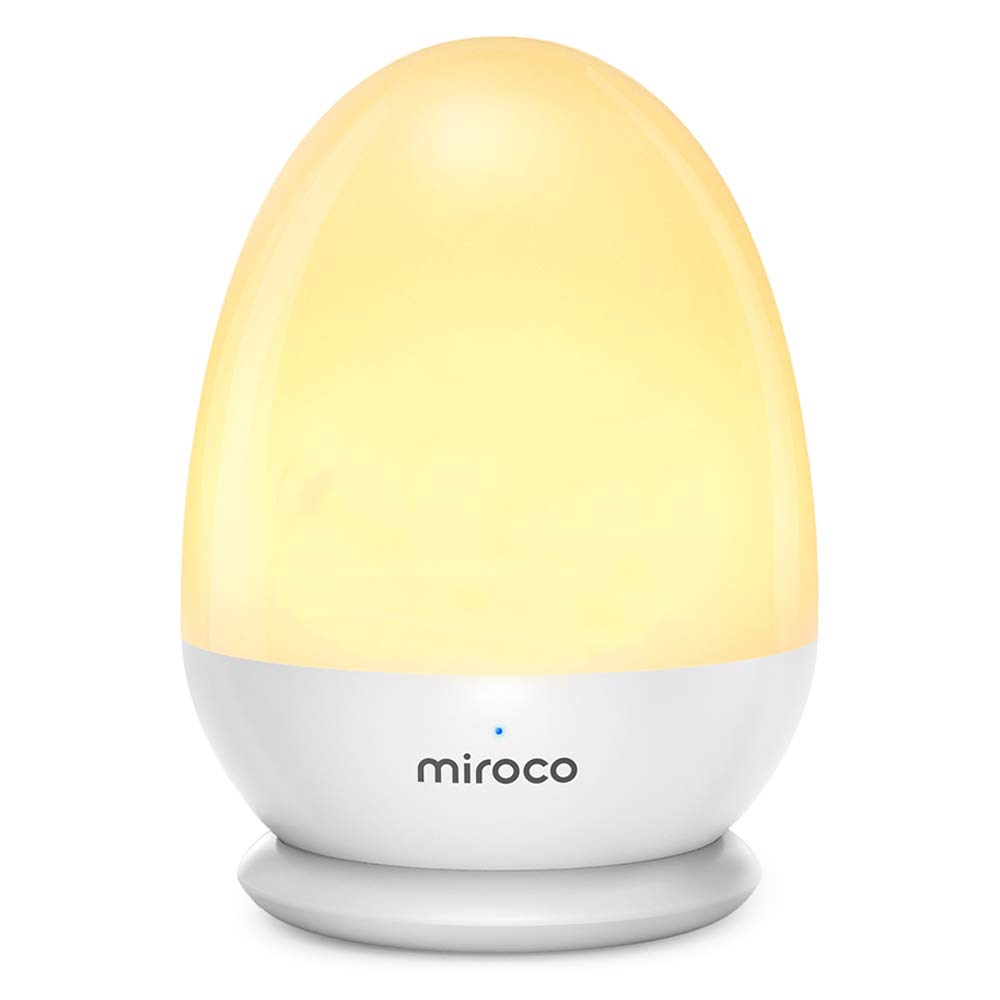 Miroco Night Lights for Kids, LED Bedside Lamp for Baby Breastfeeding 100% Toddler Safe, Touch Lamp