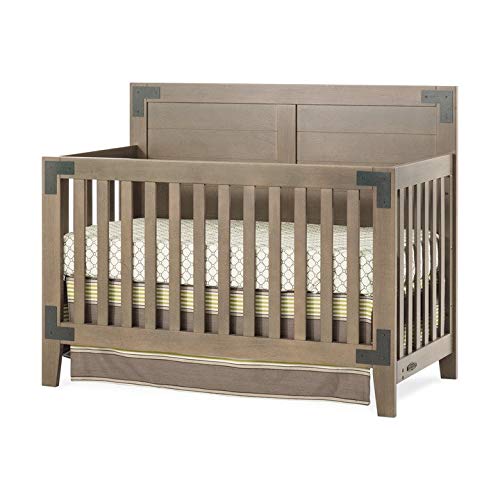Child Craft Lucas 4-in-1 Convertible Crib, Dusty Heather
