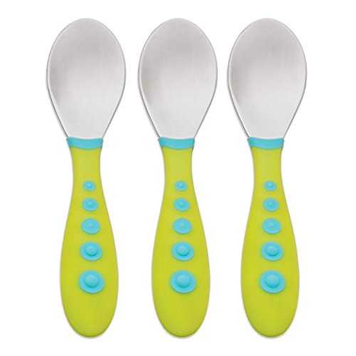 Gerber Graduates Kiddy Spoons, Neutral Colors, 3pk