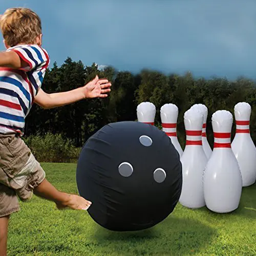 17 Best Ball Toys for Toddler 2024 - Buying Guide 14 Etna Giant Inflatable Bowling Set