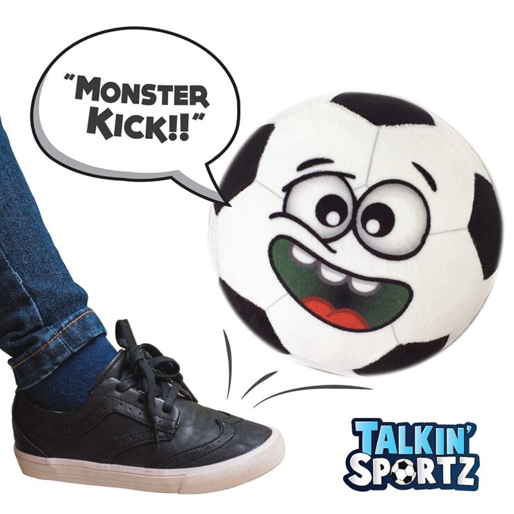 Talkin' Sports, Hilariously Interactive Toy Soccer Ball with Music and Sound FX for Toddlers