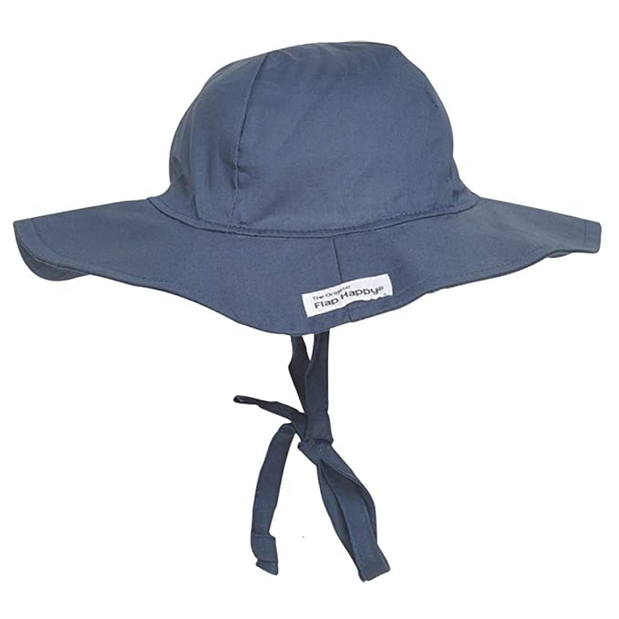 Flap Happy Baby Floppy Sun Hat UPF 50+, Highest Certified UV Sun Protection, Azo-free dye