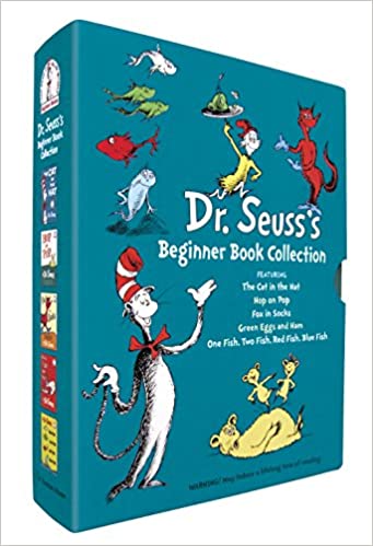 Dr. Seuss's Beginner Book Collection (Cat in the Hat, One Fish Two Fish, Green Eggs and Ham, Hop on Pop, Fox in Socks) Hardcover – Box set, September 22, 2009