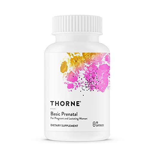 Thorne Research - Basic Prenatal - Folate Multivitamin for Women - 90 Capsules