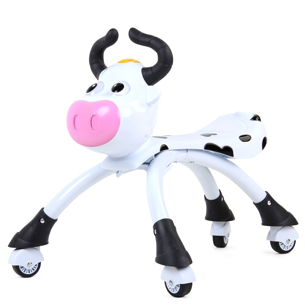 Wlolo Indoor/Outdoor Cows Toddlers Glide MusicScooter