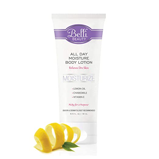 Belli All Day Moisture Body Lotion - Relieves Dry Skin - OB/GYN and Dermatologist Recommended - 6.5 oz.