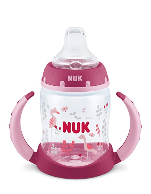 NUK Learner Sippy Cup, Girl, 5 Ounce (Pack of 1)