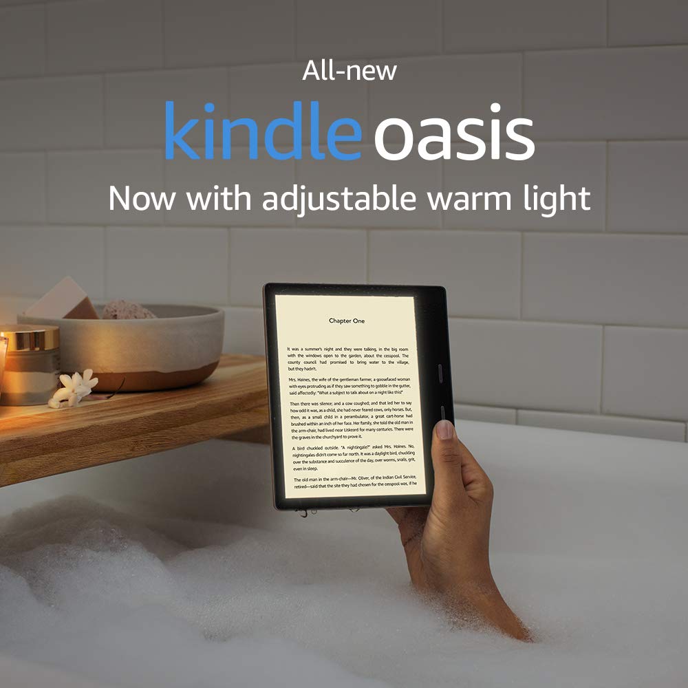 All-new Kindle Oasis - Now with adjustable warm light - Includes special offers