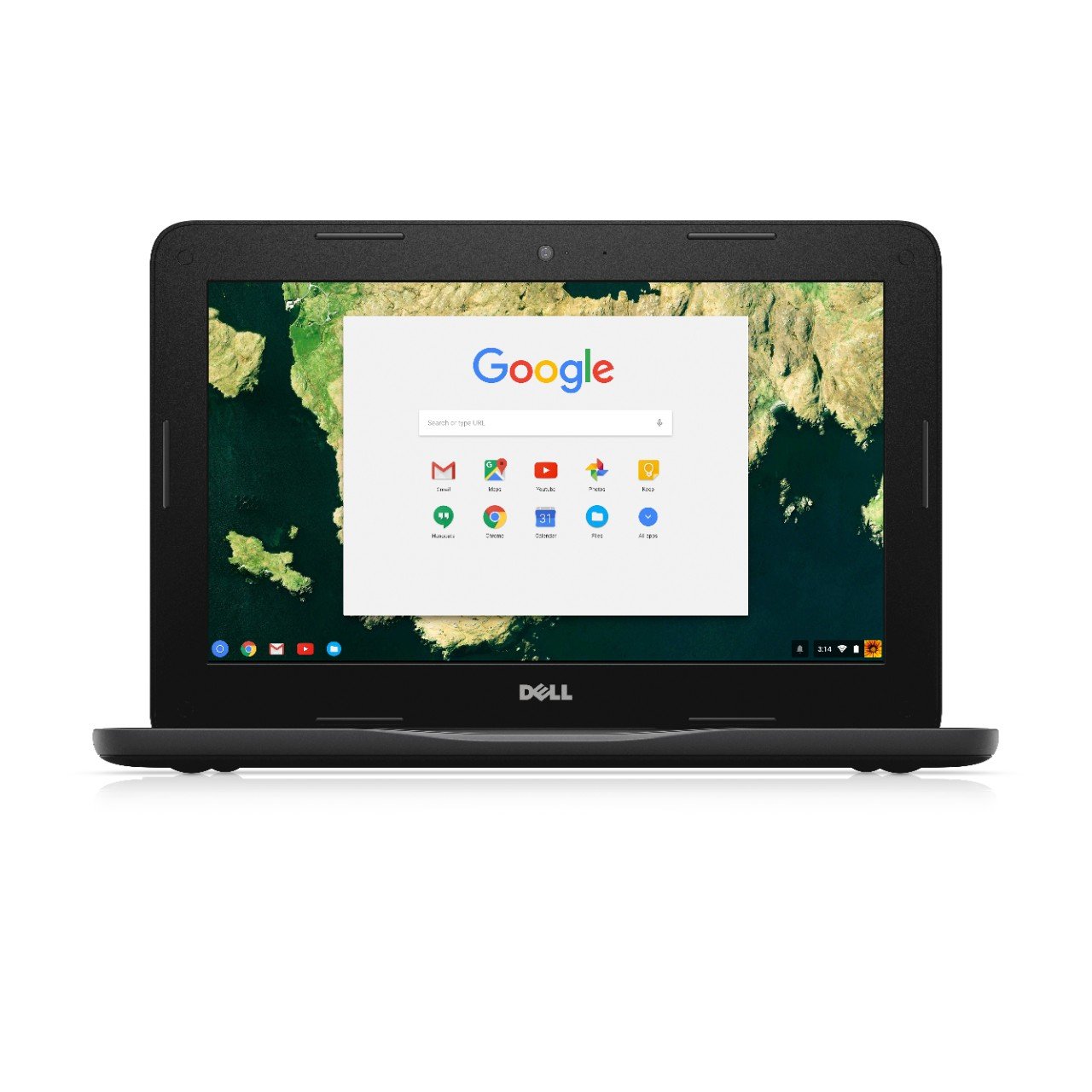 Dell Chromebook 11 3180 RH02N 11.6-Inch Traditional Laptop (Black)