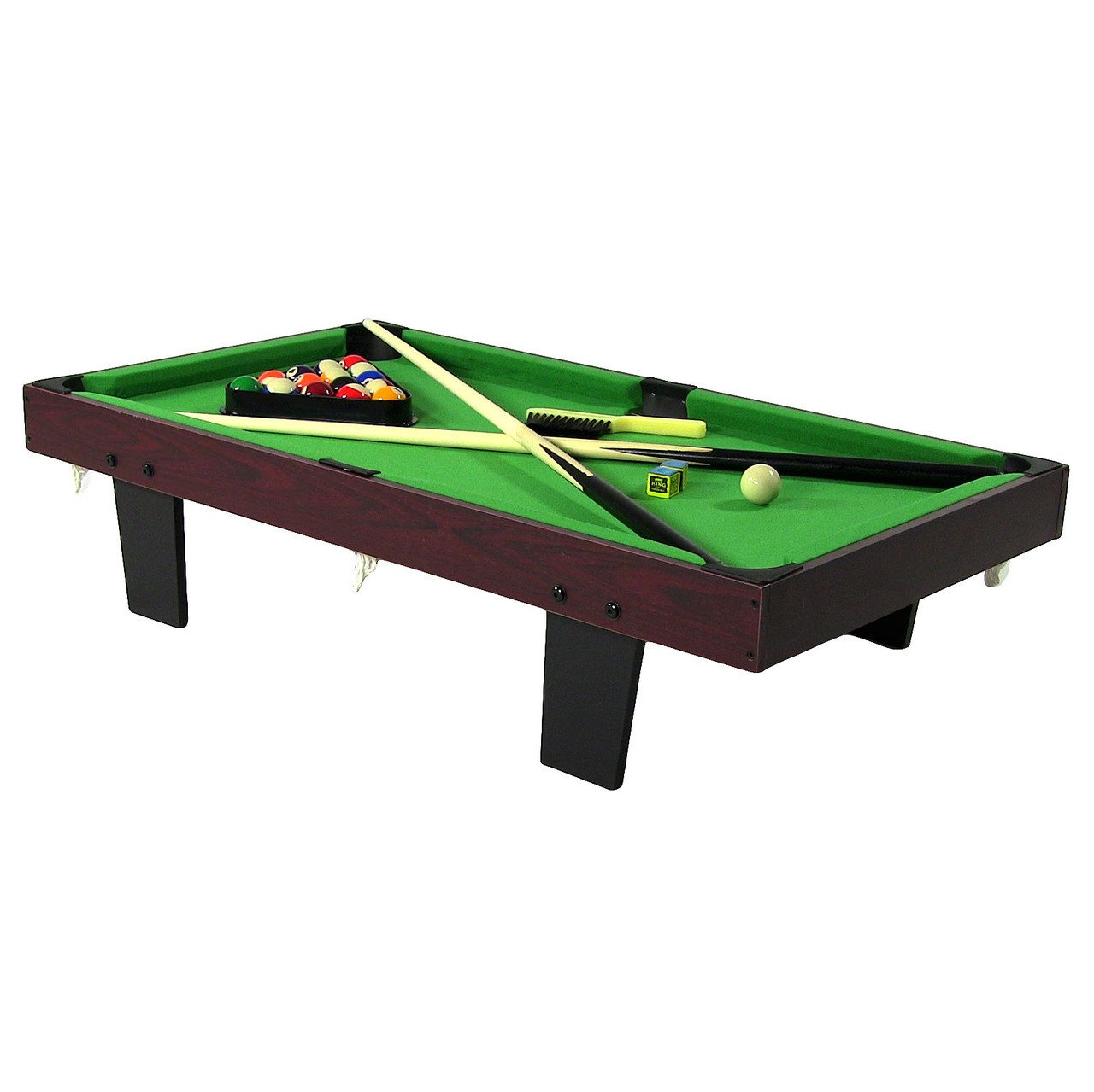 Sunnydaze 36-Inch Mini Tabletop Pool Table Set