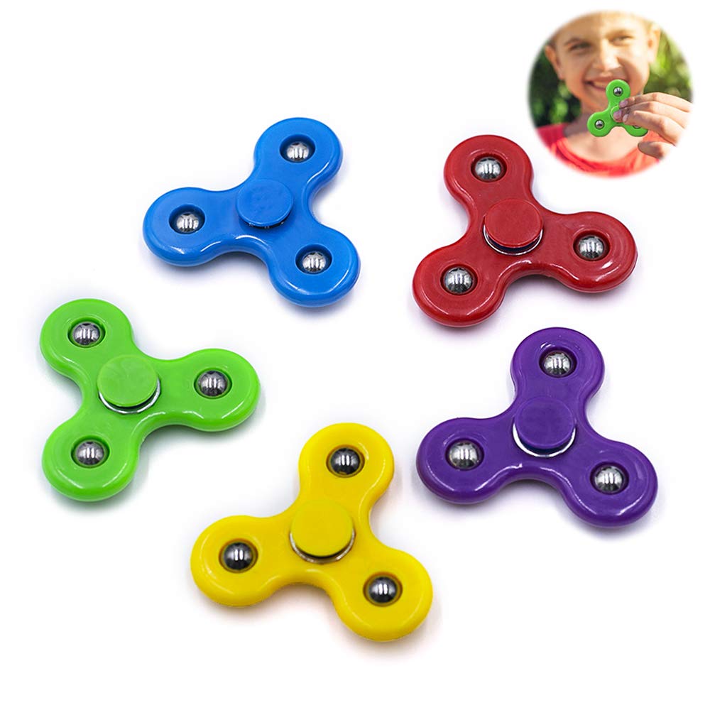 5 Pieces Mini Size Fidget Spinner Toys for Children Kids Girls Boys Hand Spinner Best Toys Fit The Small Hand Birthday Party Favor kindergarten