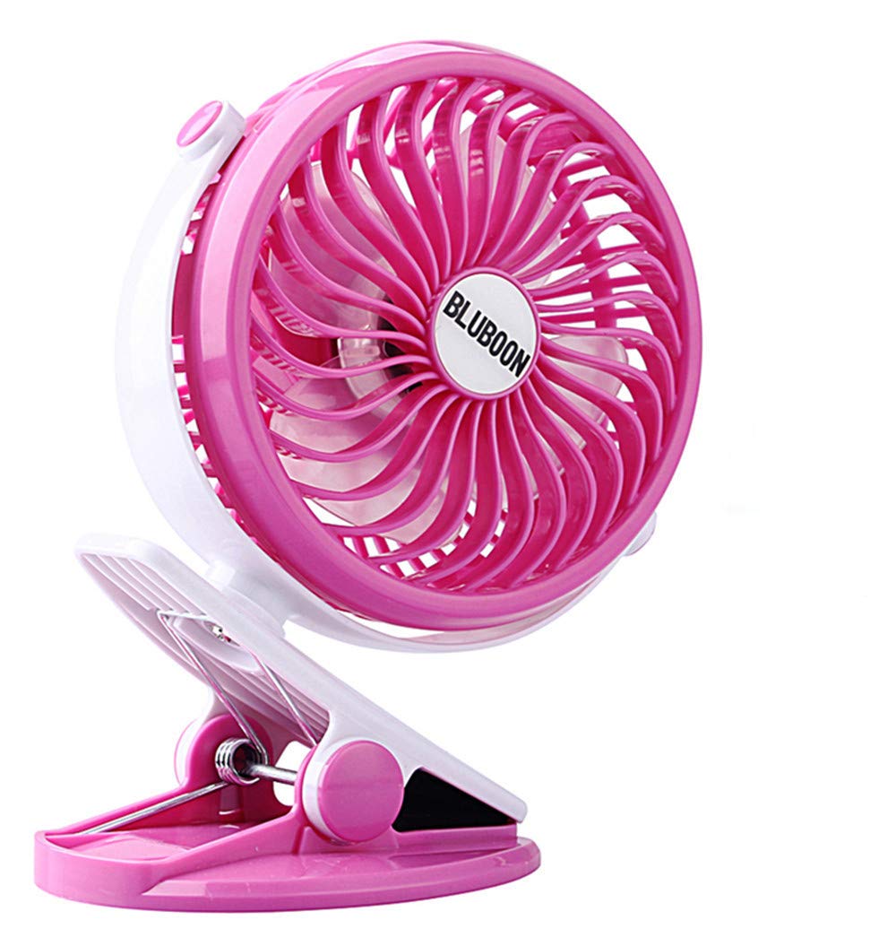 BLUBOON Clip on Fan Battery Operated Fan Portable for Baby Stroller 