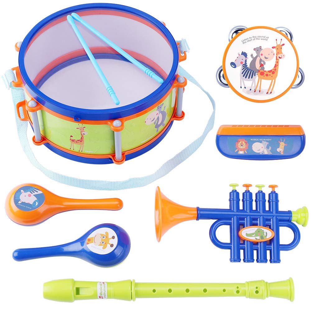 iPlay, iLearn Toddler Musical Instruments Toys, Kids Drum Set