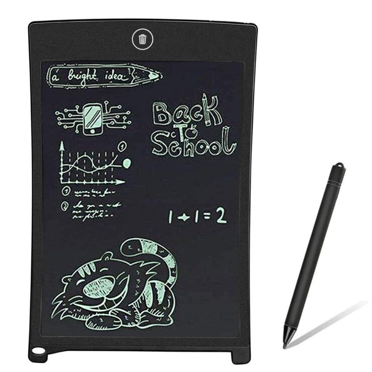 BONBON LCD Writing Tablet Electronics Writing Pad Doodle Board Handwriting Drawing Pad Gift for Kids Adults at Home,School and Office-Black