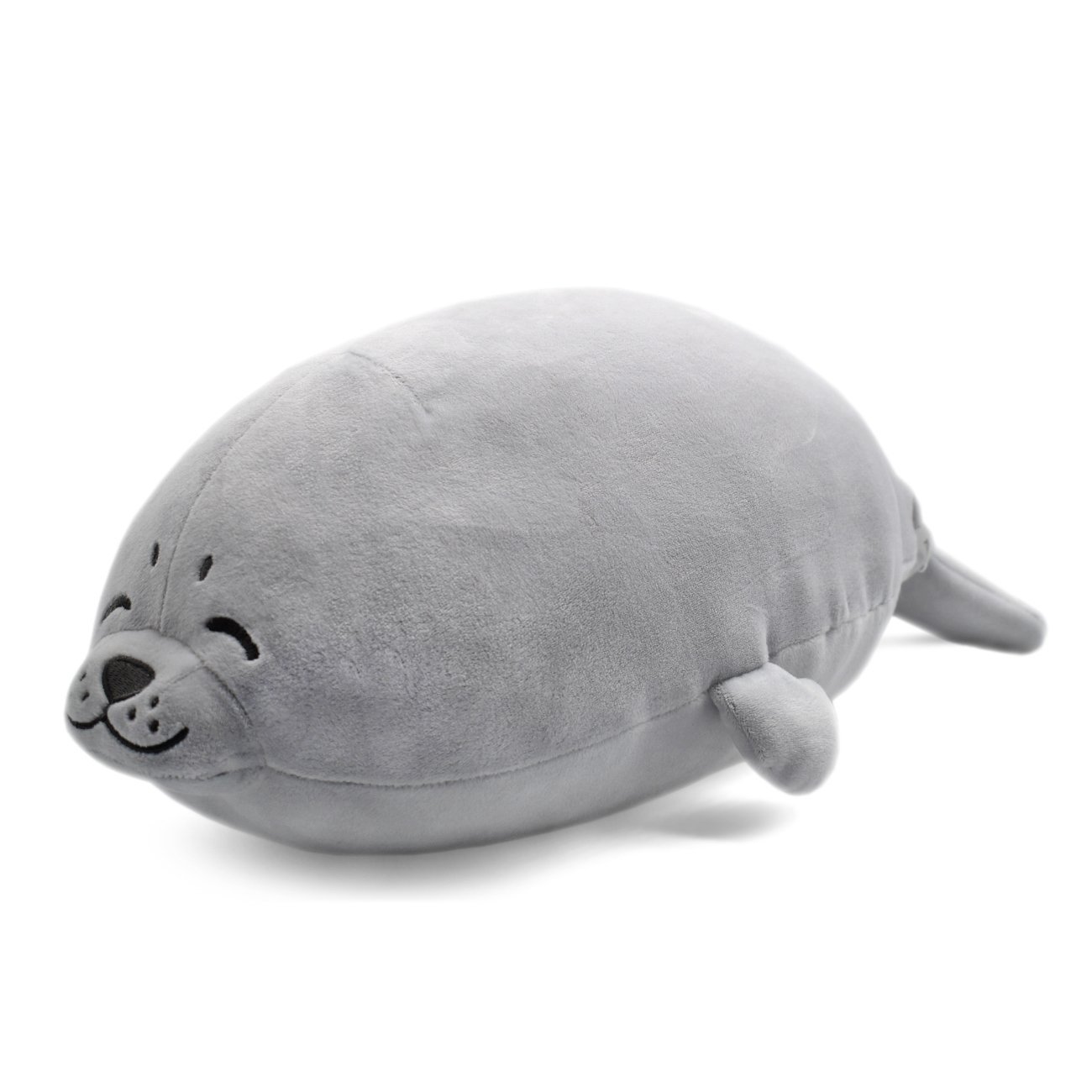 sunyou Plush Cute Seal Pillow - Stuffed Cotton Soft Animal Toy Grey