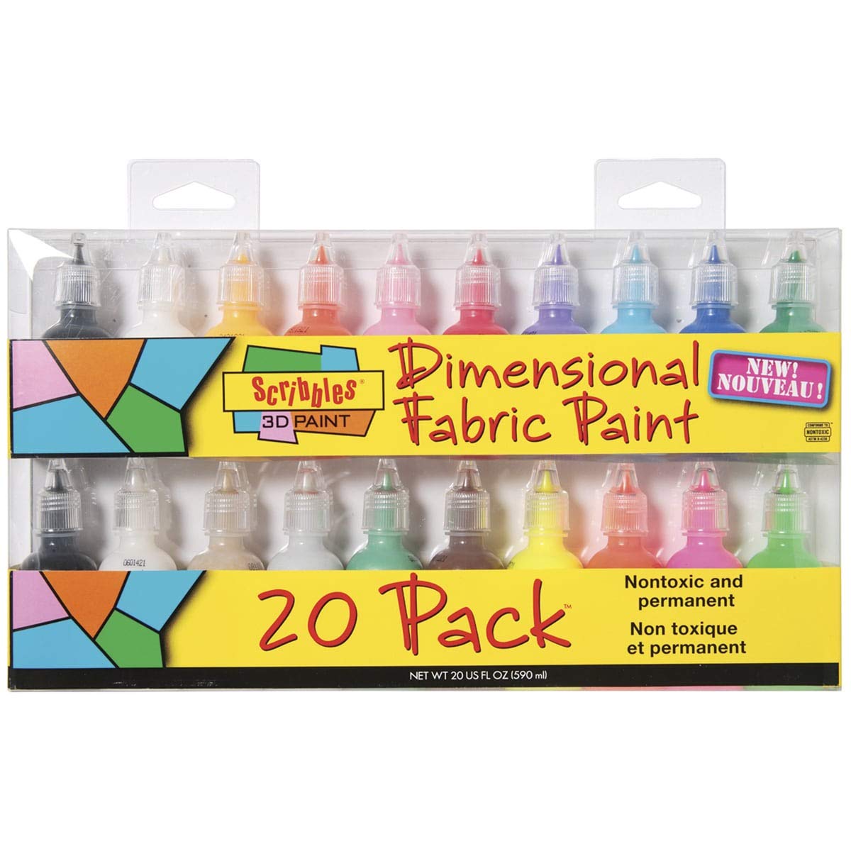 Bulk Buy: Scribbles Shiny 3D Paint