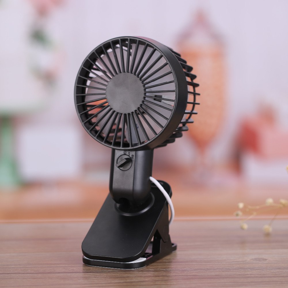 Mini Portable Clip Fans,MeiLiio Summer Mini Fan 2 Speed Adjustable Desk Fan for Baby room