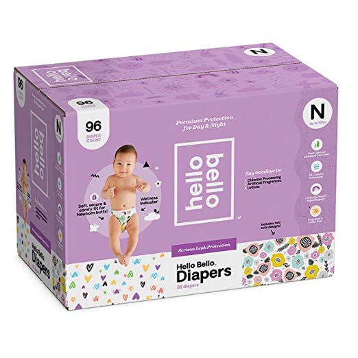 Hello Bello Diapers Club Box - Be Still My Hearts/Spring Blooms (Newborn)