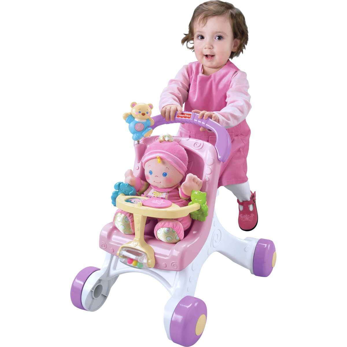 Fisher-Price Brilliant Basics Stroll-Along Walker