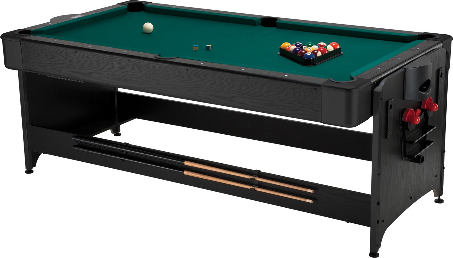 The Fat Cat Pockey 7ft Black 3-in-1 Mini Pool Table