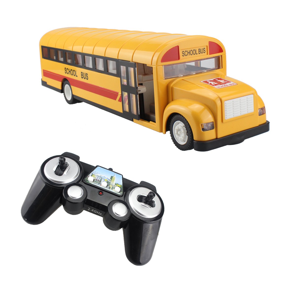 6 Best RC Buses Reviews in 2024 2 fisca RC School Bus Remote Control Car Vehicles