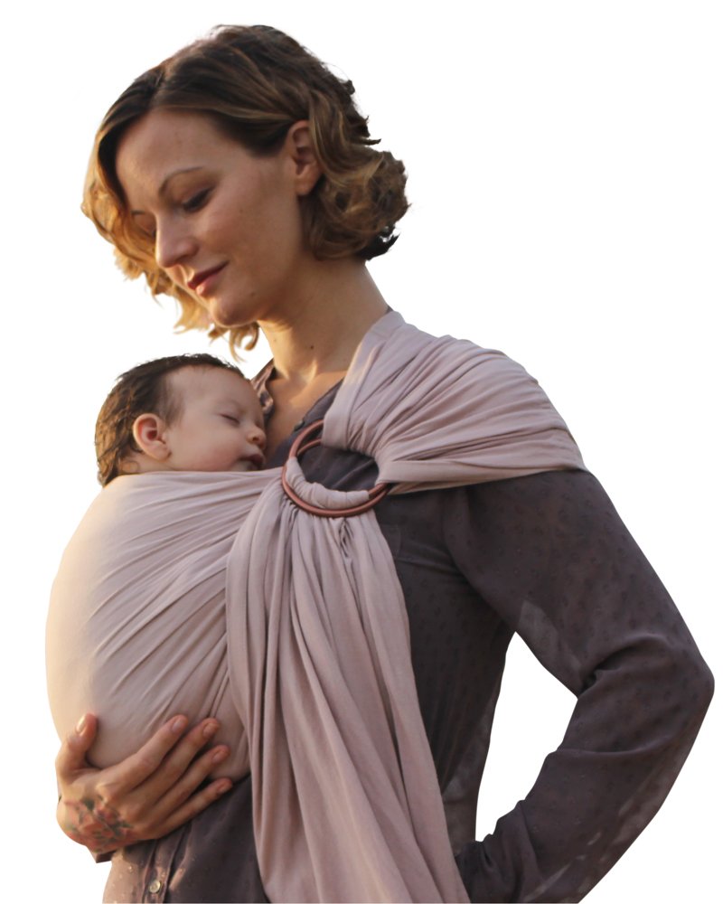 Luxury Ring Sling Baby Carrier – extra-soft bamboo and linen fabric