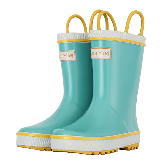 CasaMiel Kids Rain Boots for Boys Toddler Rain Boots for Girls