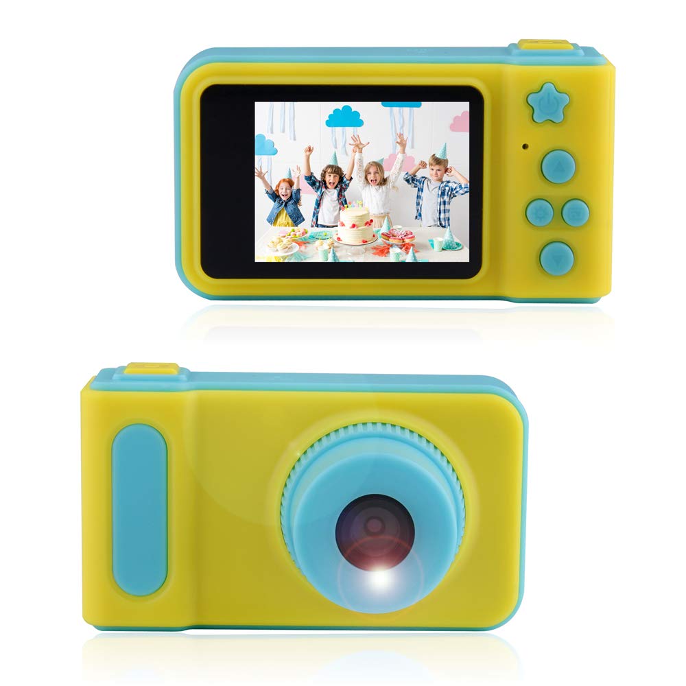 ARTITAN Kids Camera Toys Gifts for 4~8 Years Old，Shockproof Cameras Great Gift Mini Child Camcorder for Little Child with Soft Silicone Shell for Outdoor Play (Green)