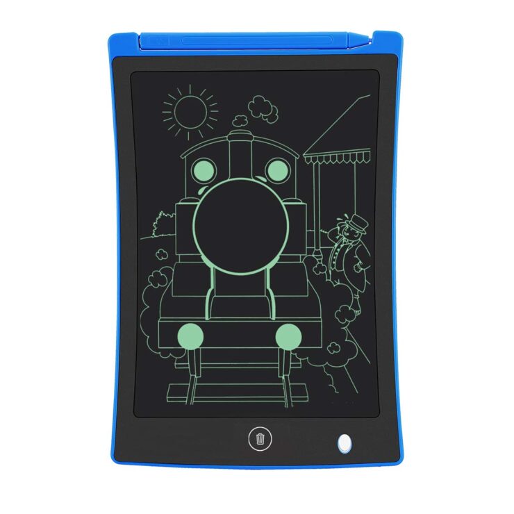 LCD Writing Tablet, 8.5-Inch Writing Board Doodle Board, Electronic Doodle Pads Drawing Board Gift for Kids and Adults at Home,School and Office (Blue)